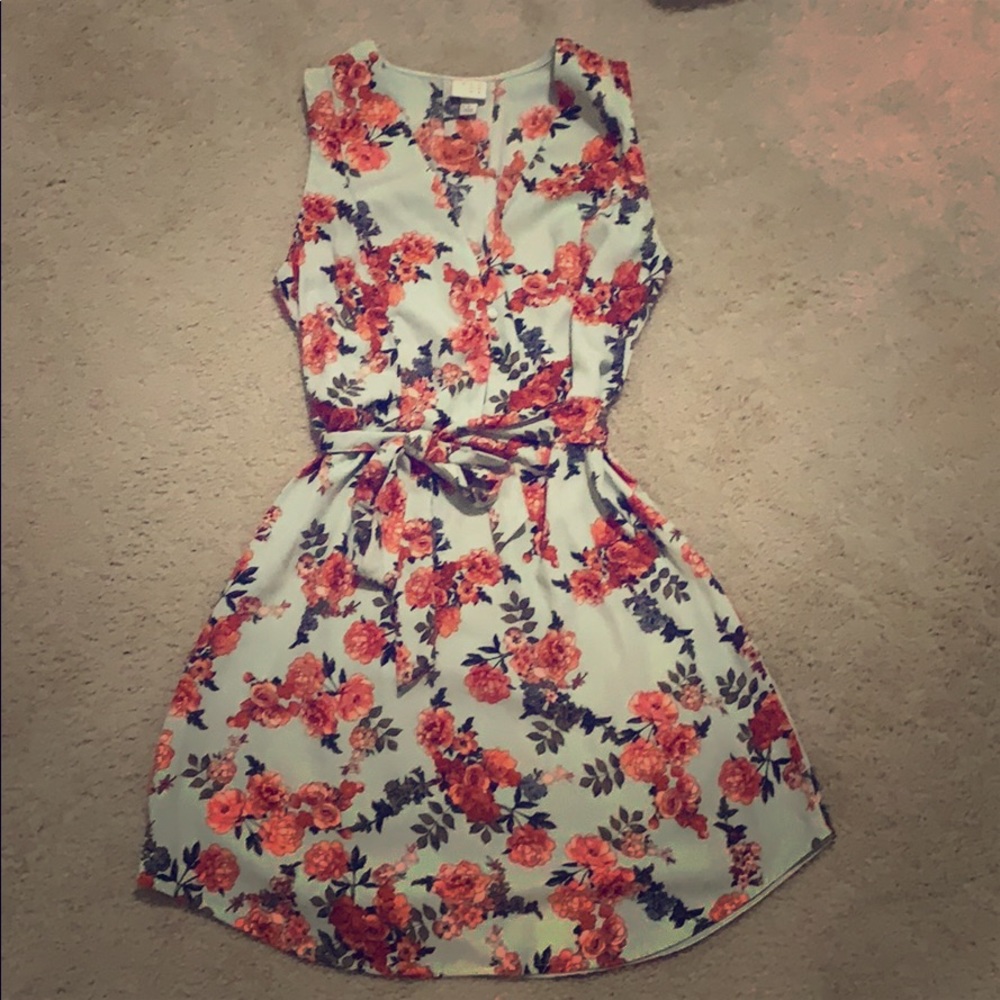 Light green flower dress